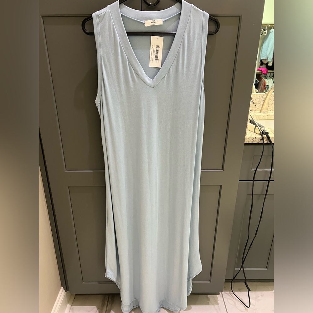 Baby blue midi/maxi dress